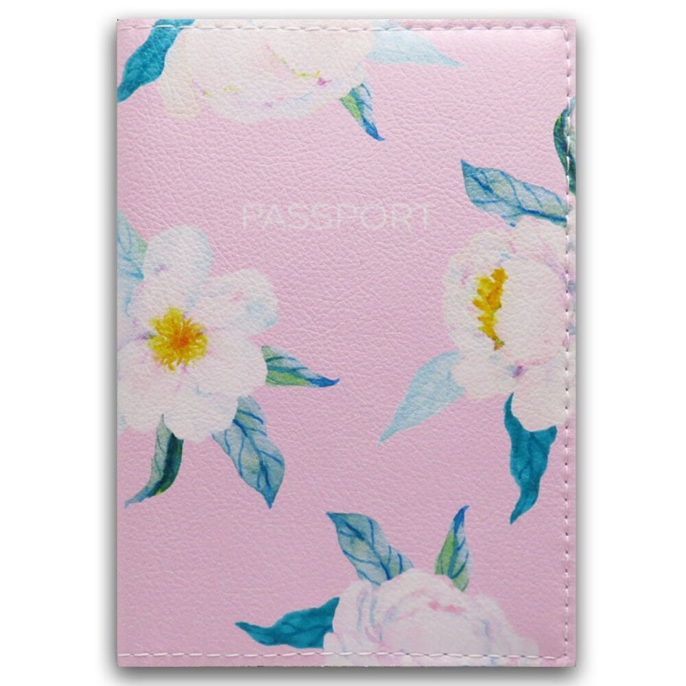 Minimalist Passport Holder Eco Leather Travel Wallet